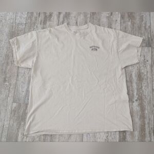 Full Tilt Cream T‑Shirt Classic with Redwood Logo Size Large